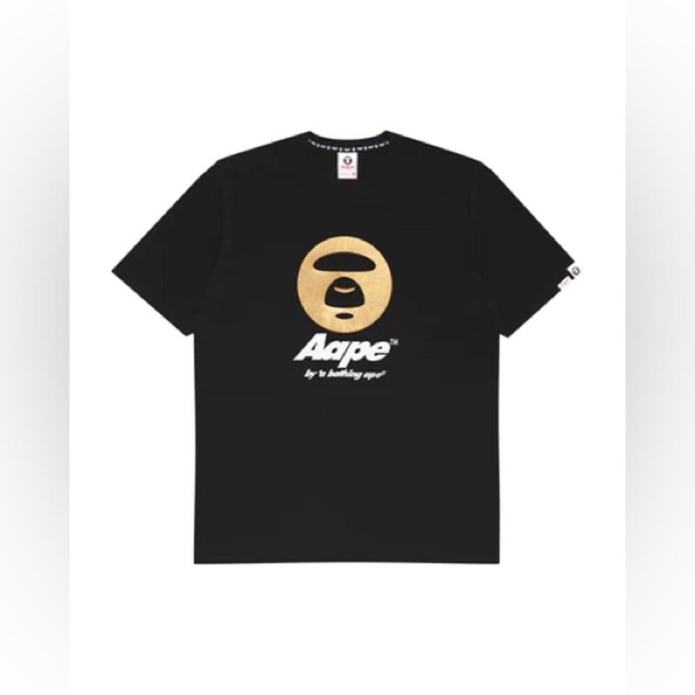 Aape by *a bathing ape®️ black tee for sale